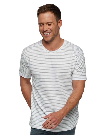 Unisex Fine Jersey T-Shirt - Shadow Stripe