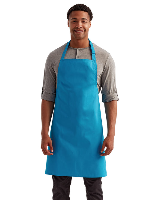 Unisex Recycled Bib Apron - Turquiose