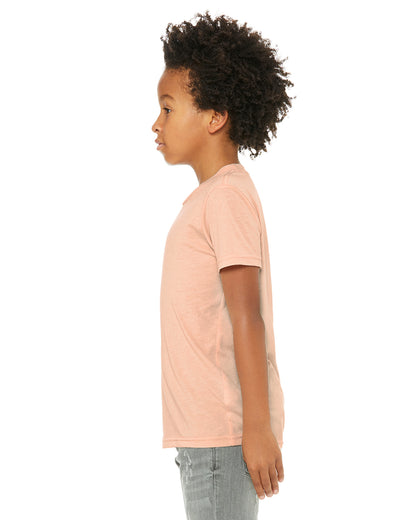 Youth Triblend Short-Sleeve T-Shirt - Peach Triblend