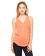 Bella + Canvas B8805 - Women's Flowy V-Neck Tank - Coral
