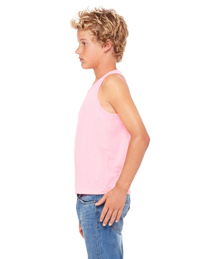 Youth Jersey Tank - Neon Pink