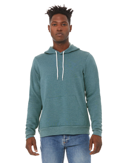 Unisex Sponge Fleece Pullover Hoodie - Heather Deep Teal