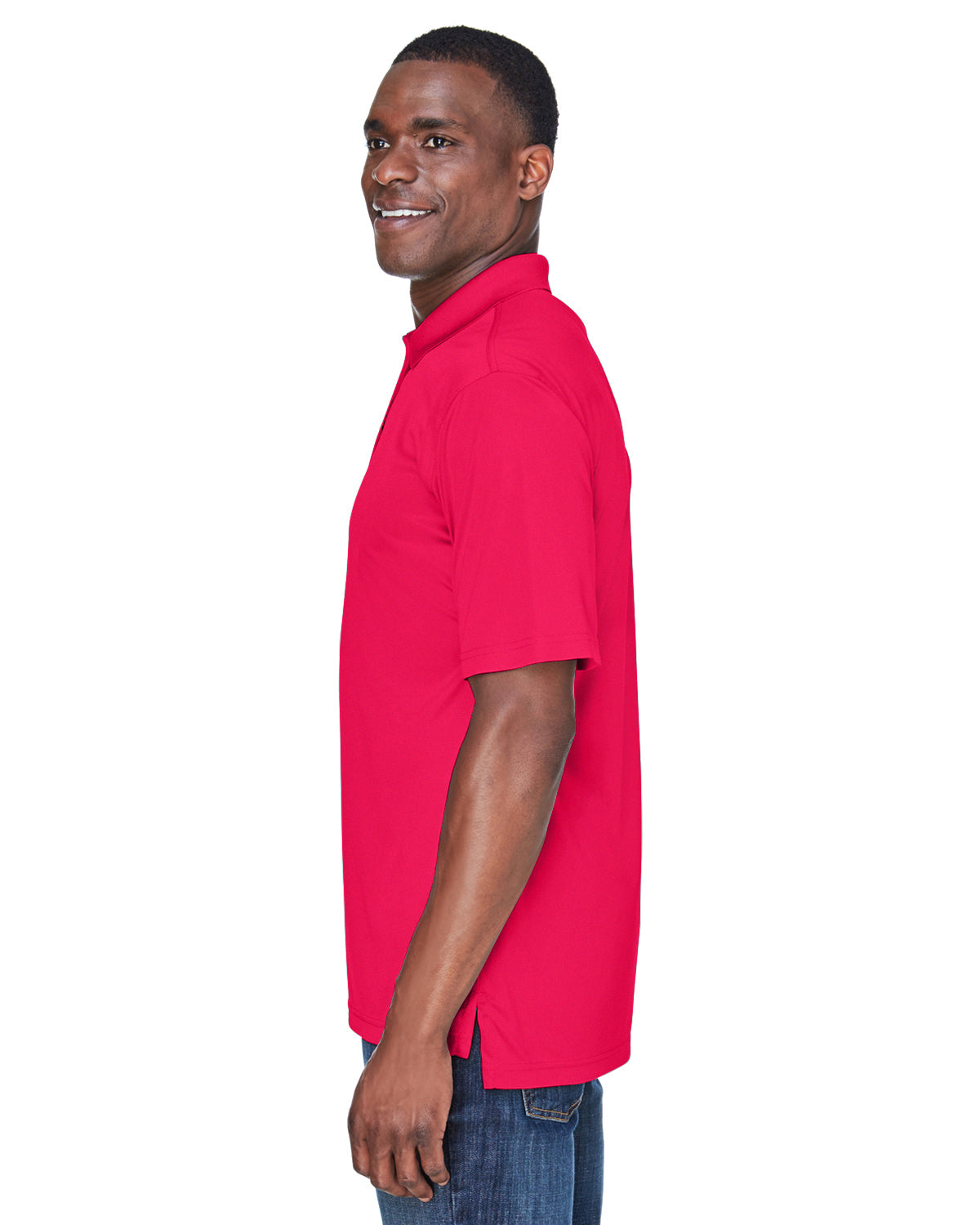 Men's Cool & Dry Sport Performance Interlock Polo - Red