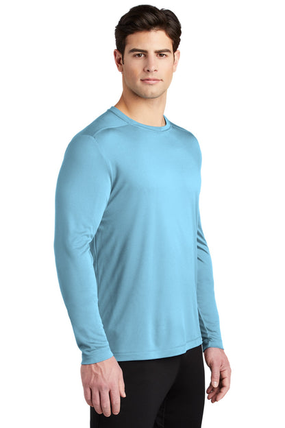 Unisex Posi-UV Pro Long Sleeve Tee - Light Blue