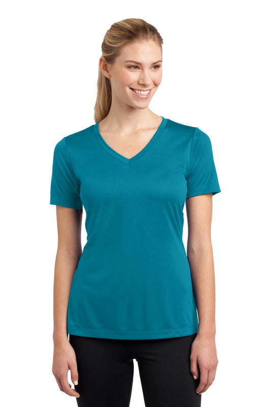 Women's PosiCharge Competitor V-Neck Tee - Tropic Blue