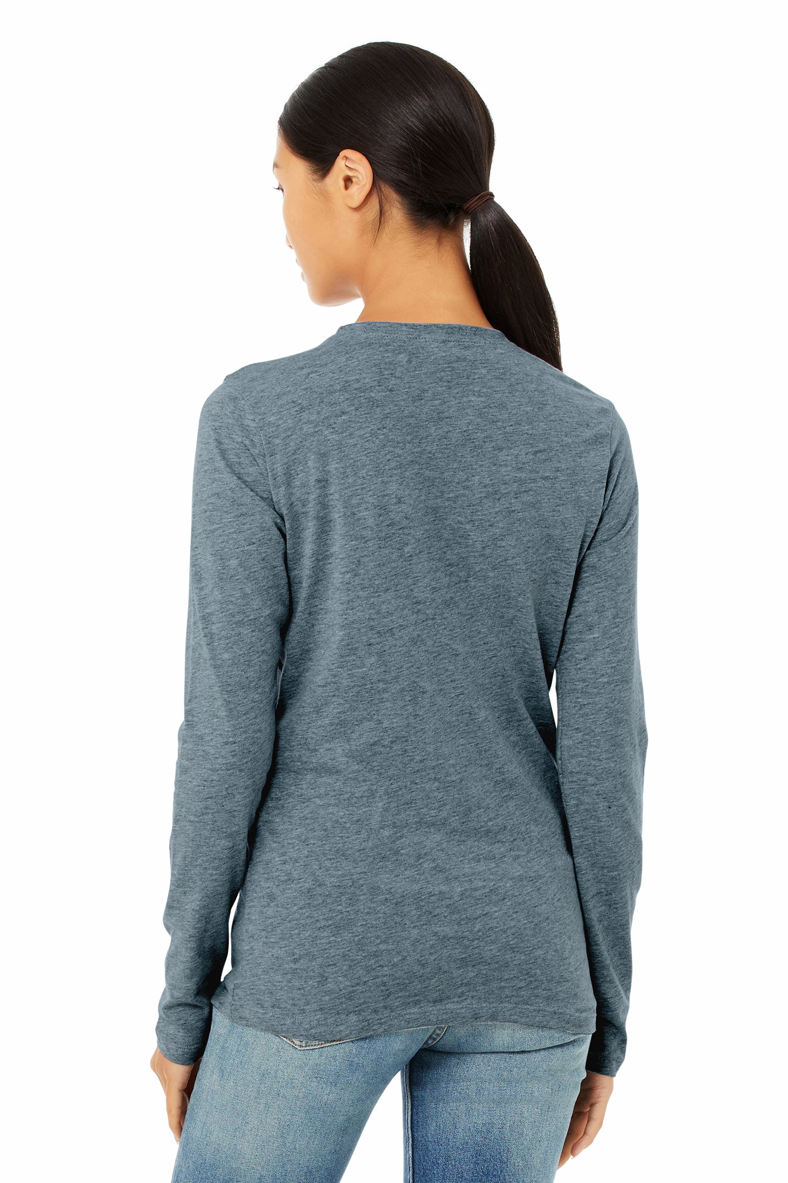 Women's Jersey Long-Sleeve T-Shirt - Heather Slate