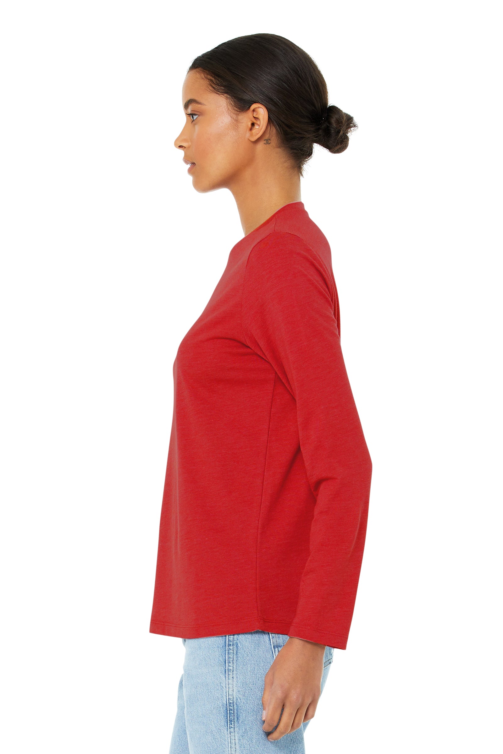 Women's Jersey Long-Sleeve T-Shirt - Red