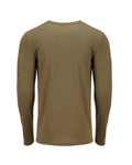 Men's Triblend Long-Sleeve Crew - Military Green