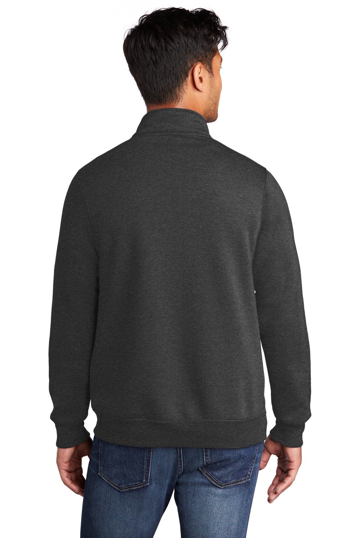 Unisex Core Fleece 1/4-Zip Pullover Sweatshirt - Dark Heather Gray