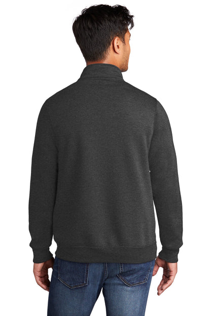 Unisex Core Fleece 1/4-Zip Pullover Sweatshirt - Dark Heather Gray