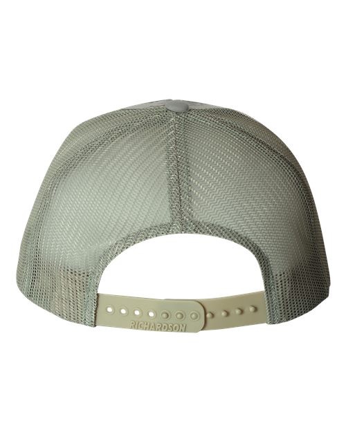 Richardson 112P Military Digital Camo/ Light Green — back
