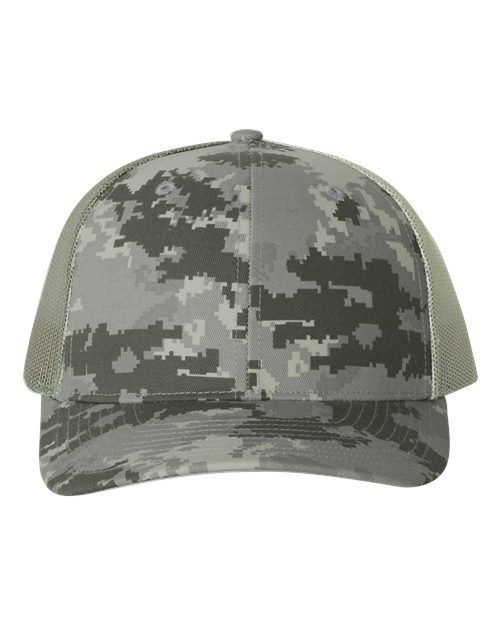 Richardson 112P Military Digital Camo/ Light Green — front
