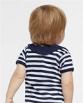 Rabbit Skins 1005 Navy — on model back