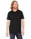American Apparel BB401 - Unisex Poly-Cotton USA Made Crewneck T-Shirt - Heather Black