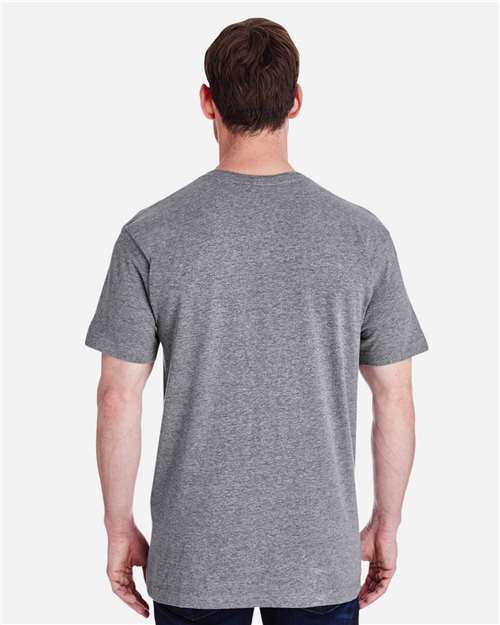 LAT 6901 Granite Heather — on model back