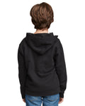 Youth Zip Hoodie - Black