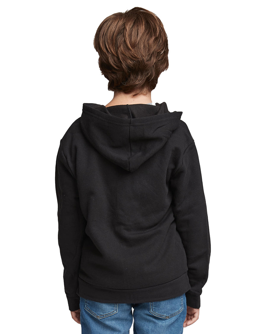 Youth Zip Hoodie - Black