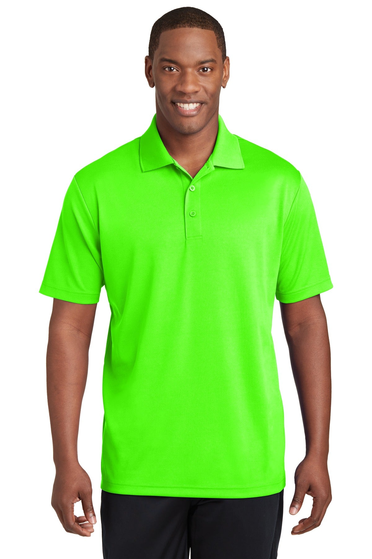 Men's PosiCharge RacerMesh Polo - Neon Green