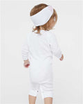 Rabbit Skins 4412 White — on model back