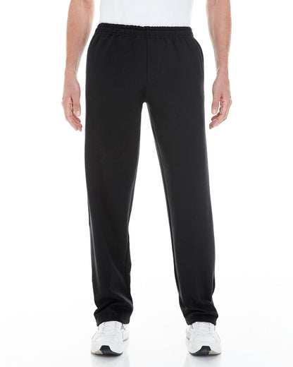 Unisex Heavy Blend™  Open-Bottom Sweatpants with Pockets - Black