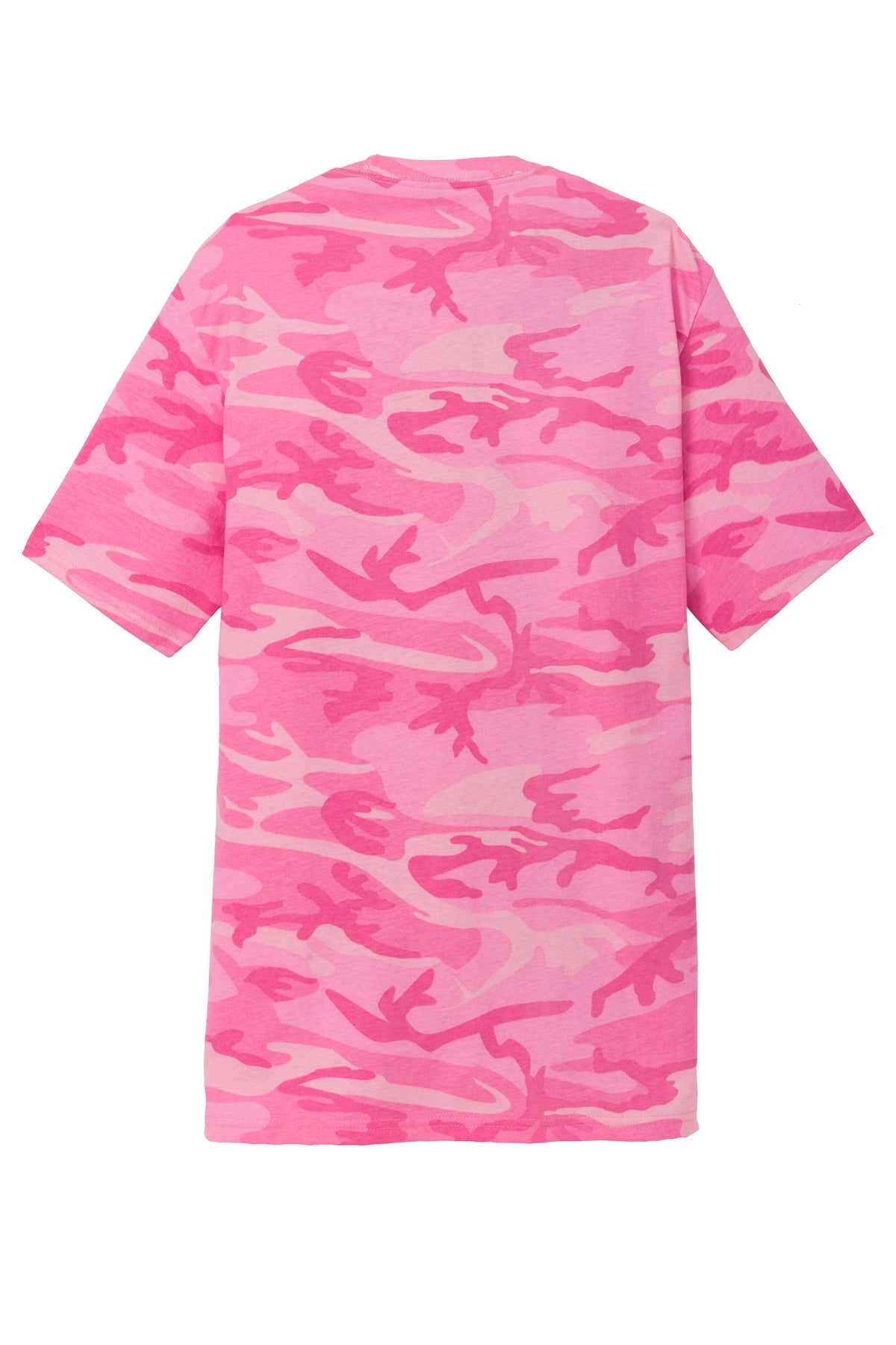 Unisex Core Cotton Camo Tee - Pink Camo
