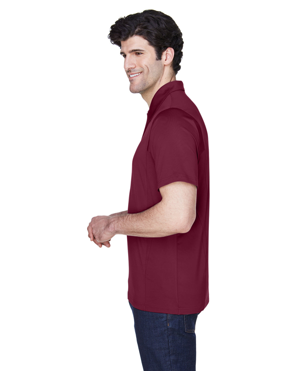Men's Charger Performance Polo - Sport Maroon