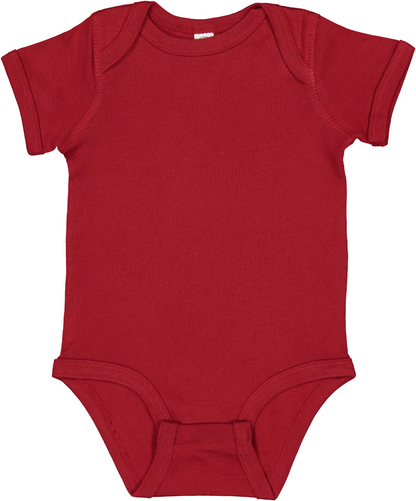 Infant Baby Rib Bodysuit - Garnet