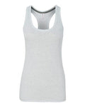 Women's Triblend Racerback Tank - White Heather Triblend