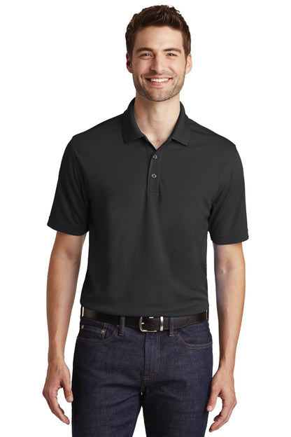 Unisex Dry Zone UV Micro-Mesh Polo - Deep Black