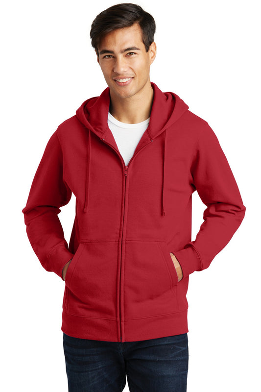 Unisex Fan Favorite Fleece Full-Zip Hoodie - Team Cardinal