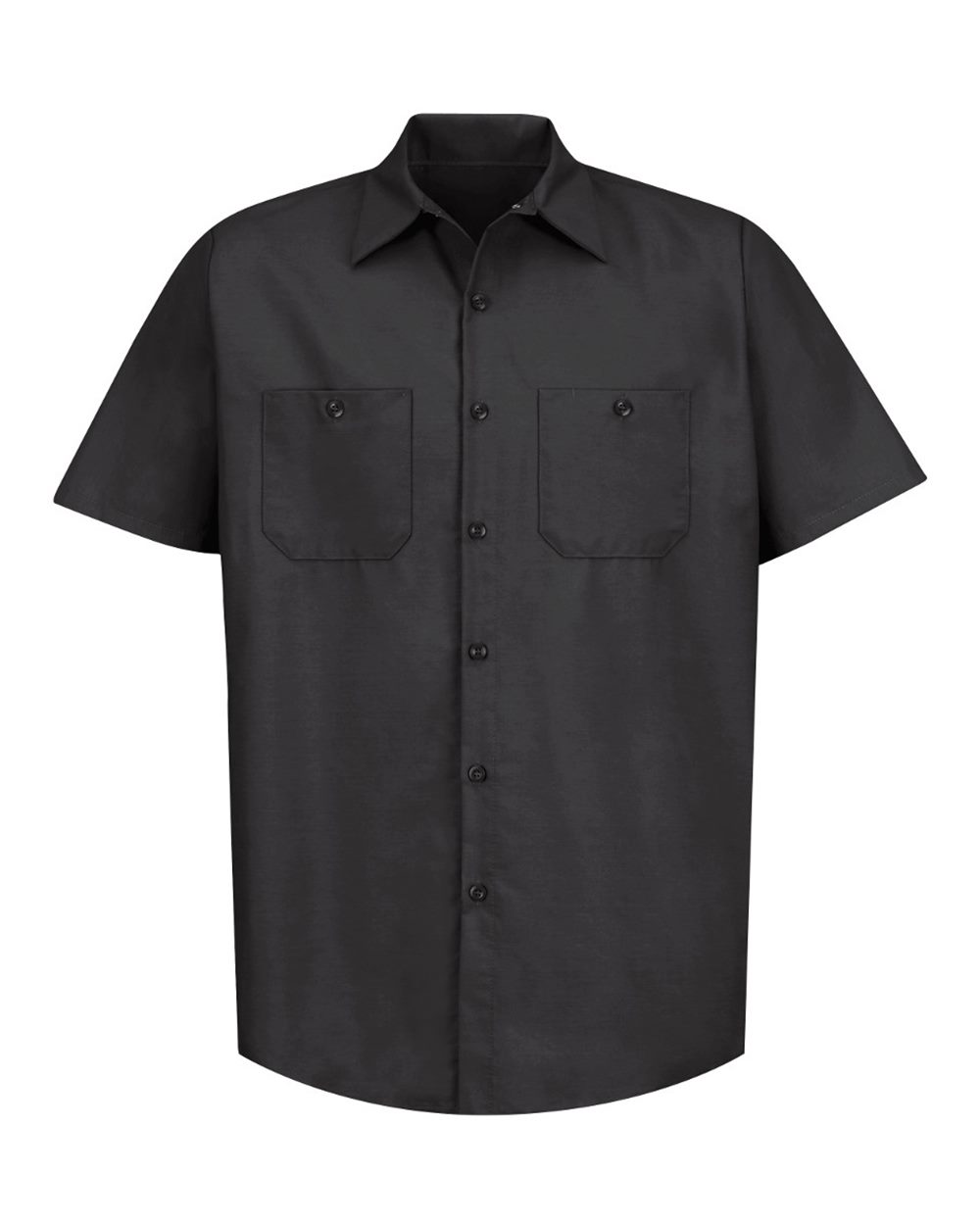 Industrial Short Sleeve Work Shirt - Black