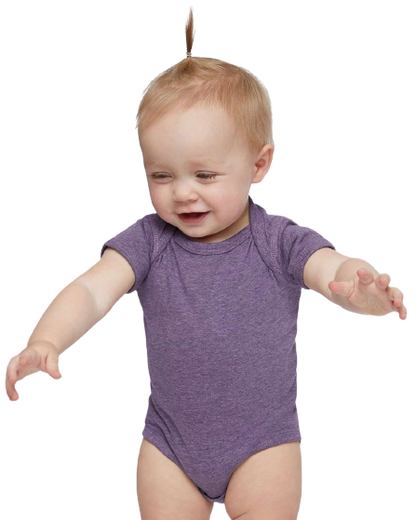 Infant Fine Jersey Bodysuit - Wisteria Blackout
