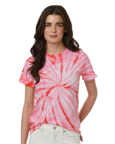 Cyclone Pinwheel Short Sleeve T-Shirt - Coral
