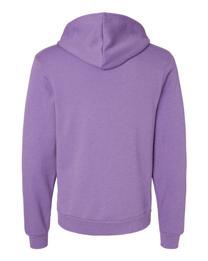 Unisex Sponge Fleece Pullover Hoodie - Heather Team Purple