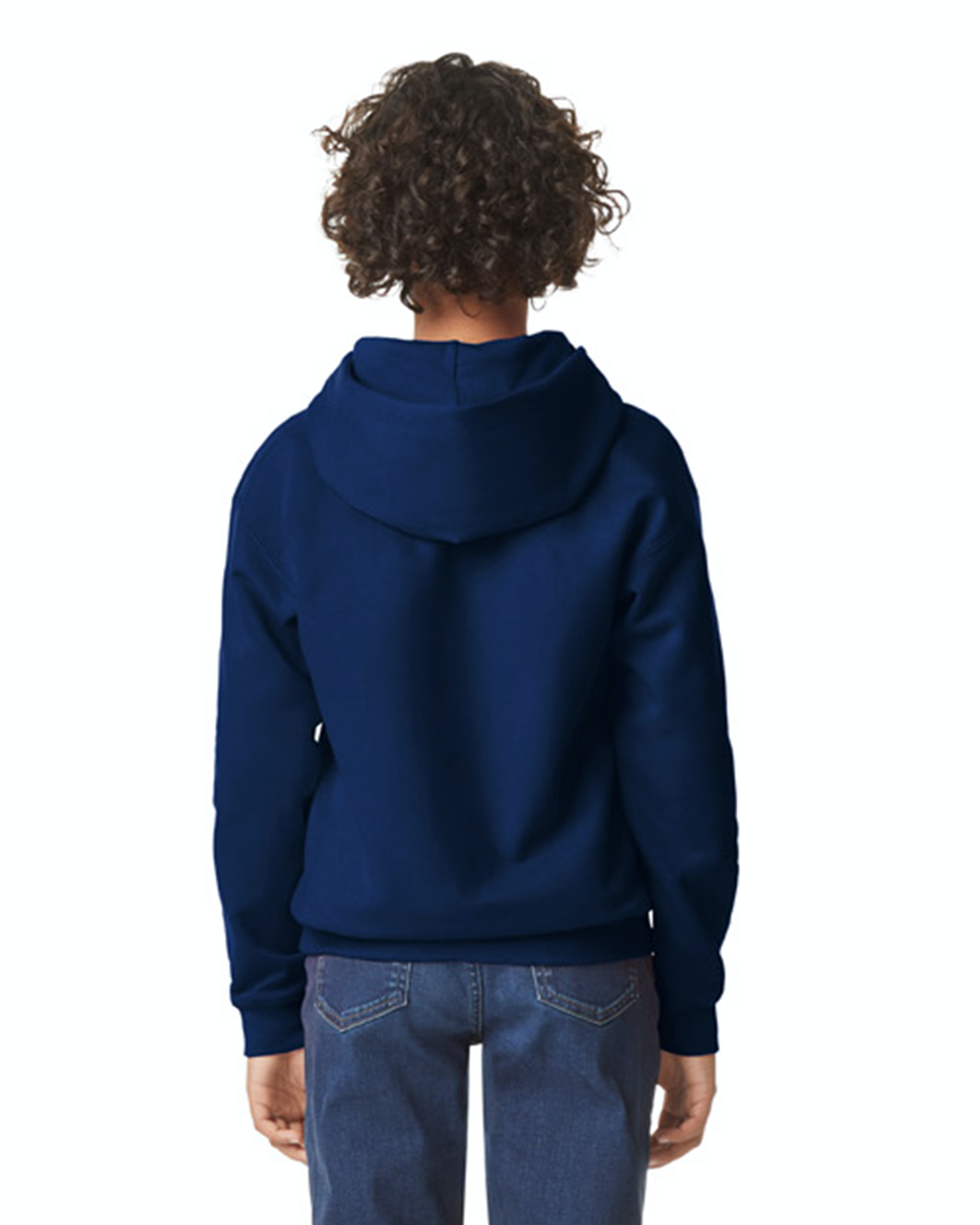Youth Softstyle Midweight Fleece Hoodie - Navy
