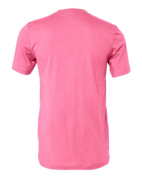 BELLA + CANVAS 3001 Charity Pink — back