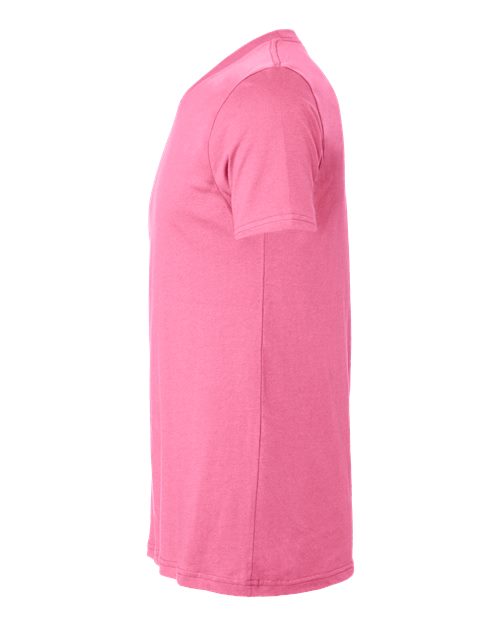 BELLA + CANVAS 3001 Charity Pink — direct side