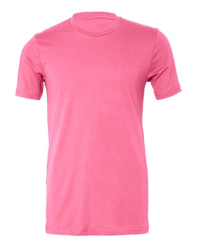 BELLA + CANVAS 3001 Charity Pink — front