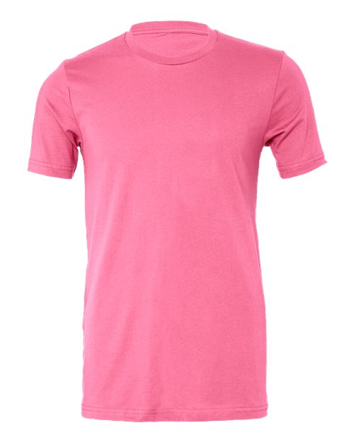 BELLA + CANVAS 3001 Charity Pink — front