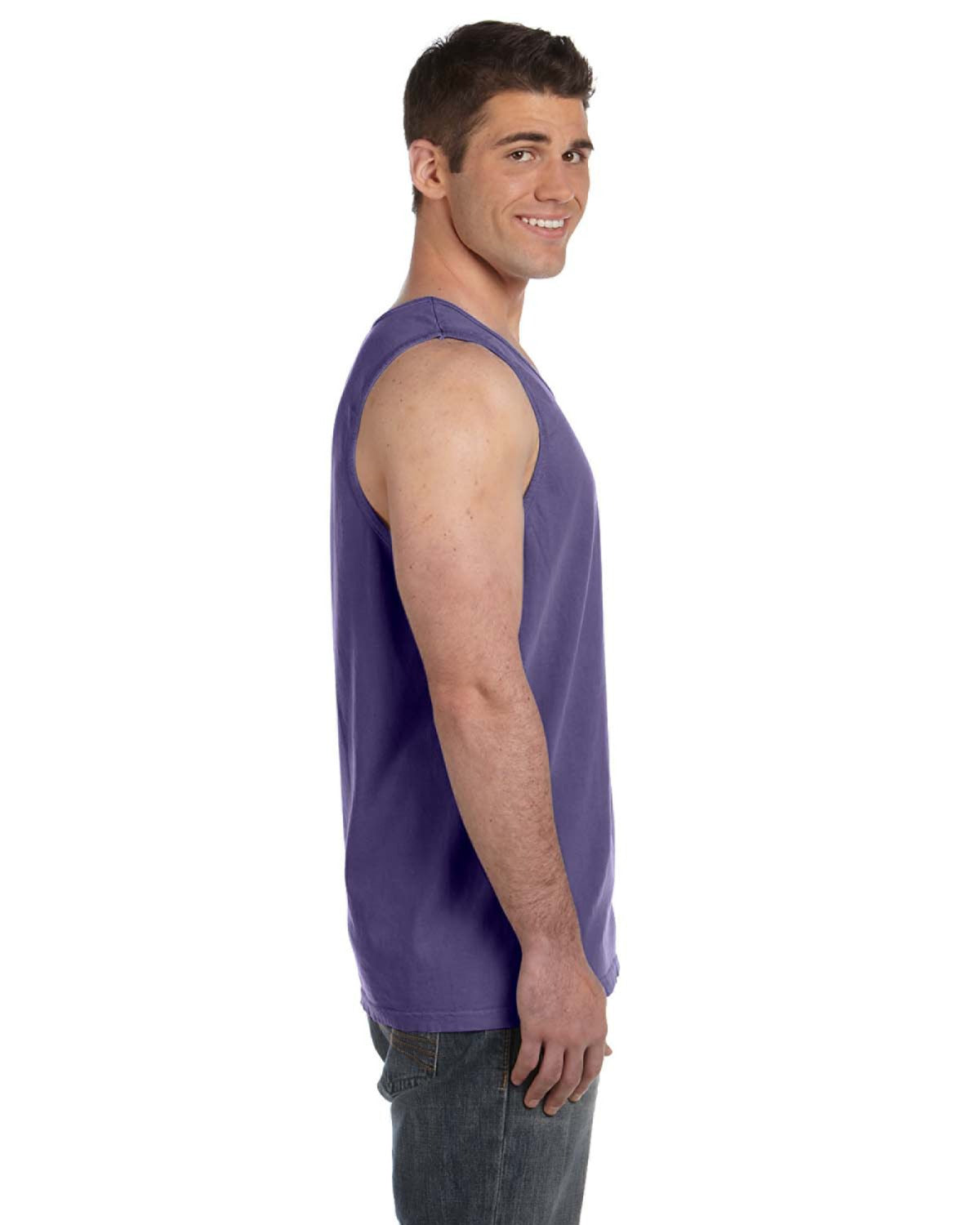 Unisex Heavyweight RS Tank - Grape