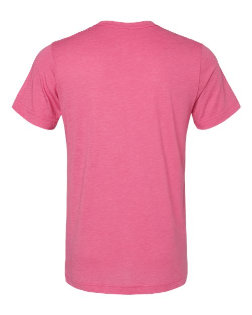 BELLA + CANVAS 3413 Charity Pink Triblend — back