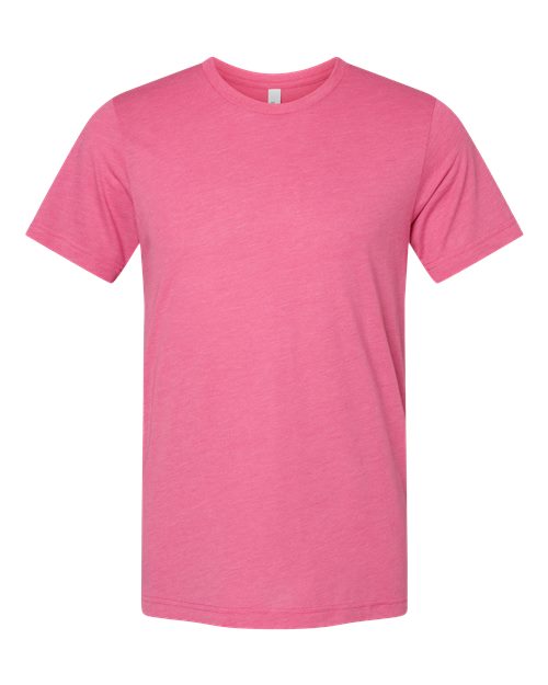 BELLA + CANVAS 3413 Charity Pink Triblend — front