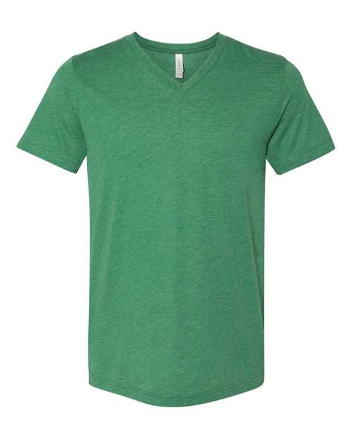 BELLA + CANVAS 3415 Grass Green Triblend — front