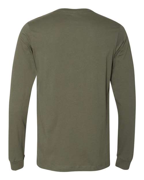BELLA + CANVAS 3501 Military Green — back