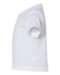 BELLA + CANVAS 3001B White — direct side