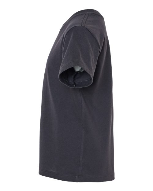 BELLA + CANVAS 3001T Dark Grey — direct side