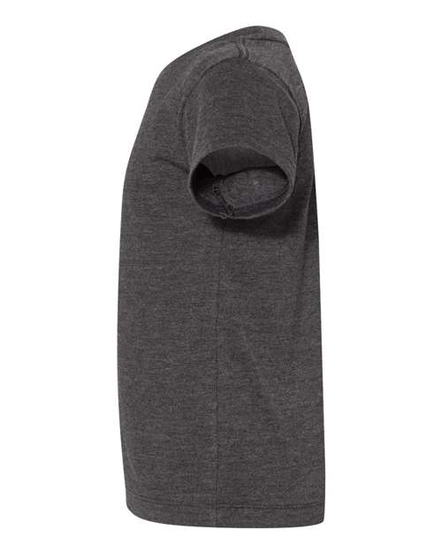 BELLA + CANVAS 3001T Dark Grey Heather — direct side