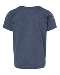 BELLA + CANVAS 3001T Heather Navy — back