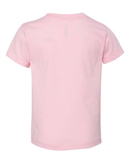 BELLA + CANVAS 3001T Pink — back