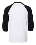 BELLA + CANVAS 3200Y White/ Black — back